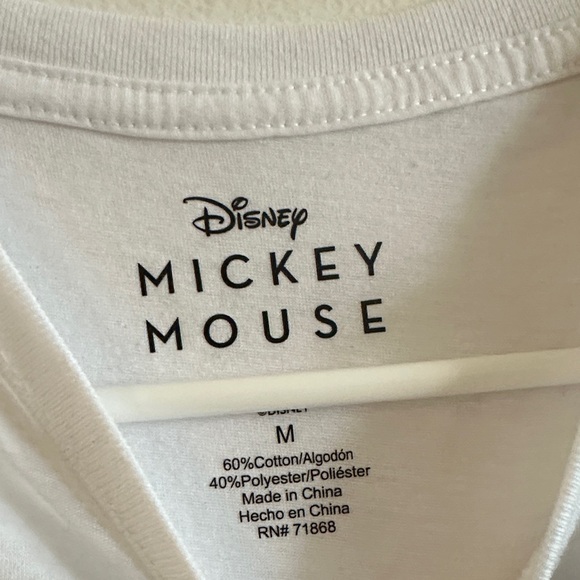 Disney Mickey & Pluto Comic Tee - White and Pink - Picture 2 of 4